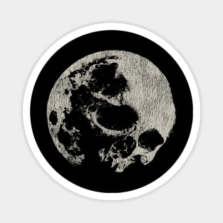 Vintage Skulls Moon Magnet